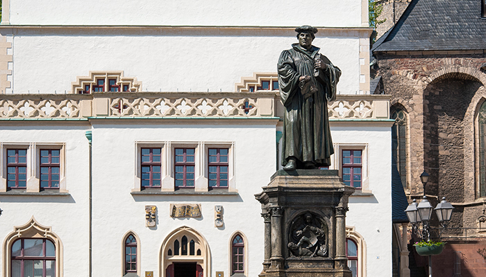 Luther Denkmal in Eisleben