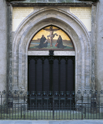 Thesentür an der Wittenberger Schlosskirche