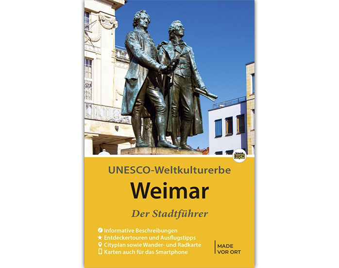 Titelseite des Reiseführers "Weimar - Der Stadtführer"